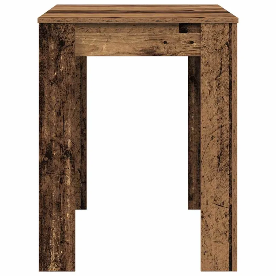 Table à manger vieux bois 120x60x76 cm bois d'ingénierie - 6