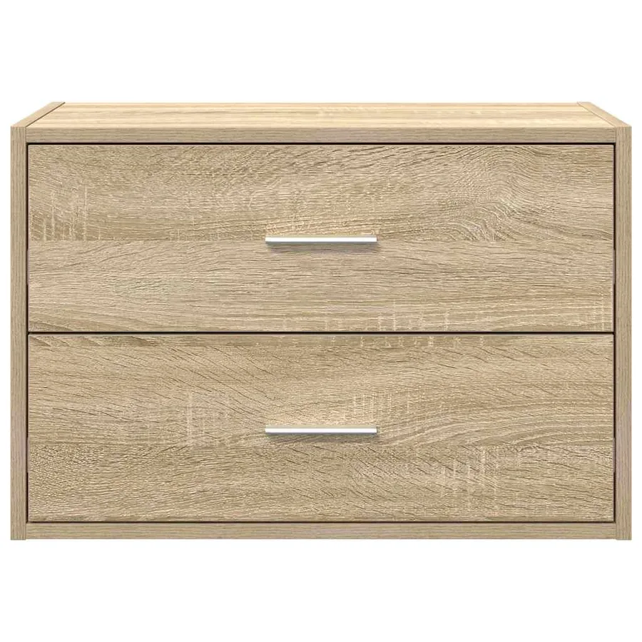 Armoire avec 2 tiroirs chêne sonoma 60x31x40 cm bois ingénierie - 4