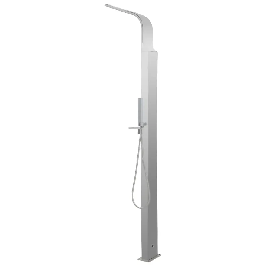 Outdoor Shower Stainless Steel Curved - 4