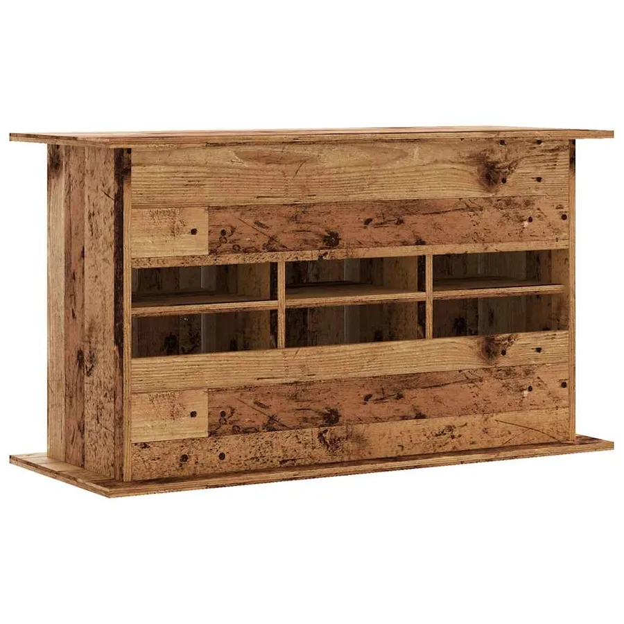 Support pour aquarium vieux bois 101x41x58 cm bois d'ingénierie - 6