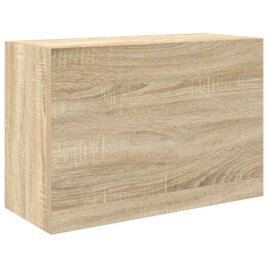 Armoire murale de bain chêne sonoma 60x25x40 cm bois ingénierie - 2
