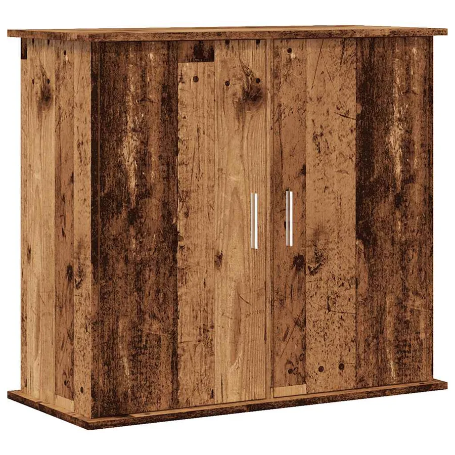 Support pour aquarium vieux bois 81x36x73 cm bois d'ingénierie - 2