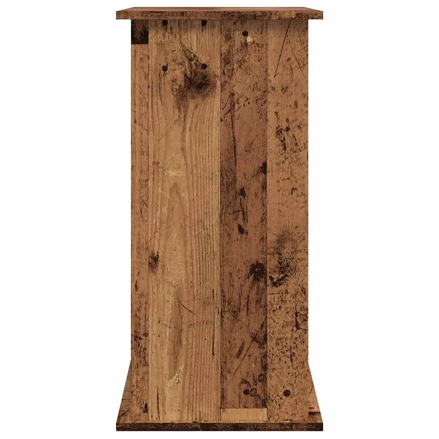 Support pour aquarium vieux bois 81x36x73 cm bois d'ingénierie - 5