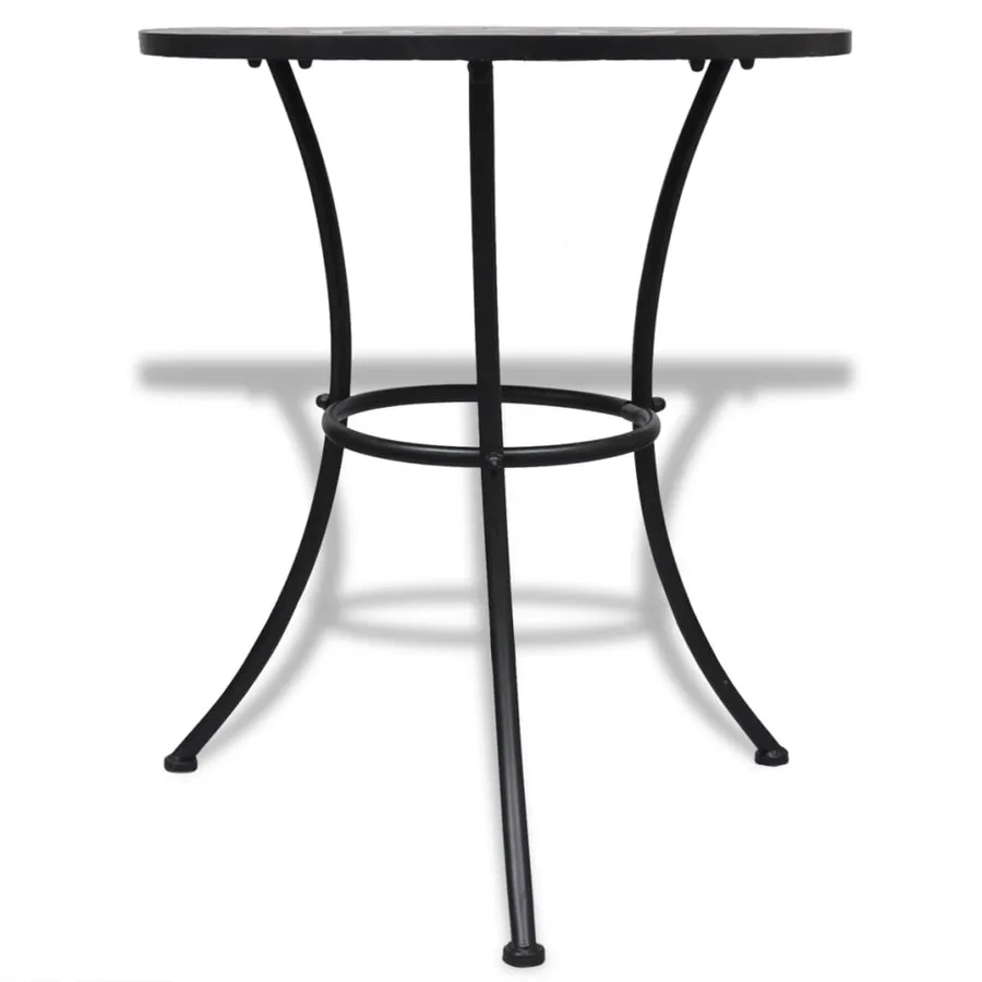 Mobilier de bistro 3 pcs Carreau céramique Terre cuite et blanc - 3