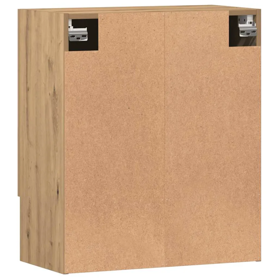 Armoire murale chêne artisanal 60x31x70 cm bois d'ingénierie - 6