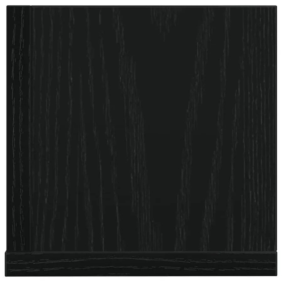 Étagères murales 2 pcs noir 100x16,5x16,5 cm bois d'ingénierie - 6