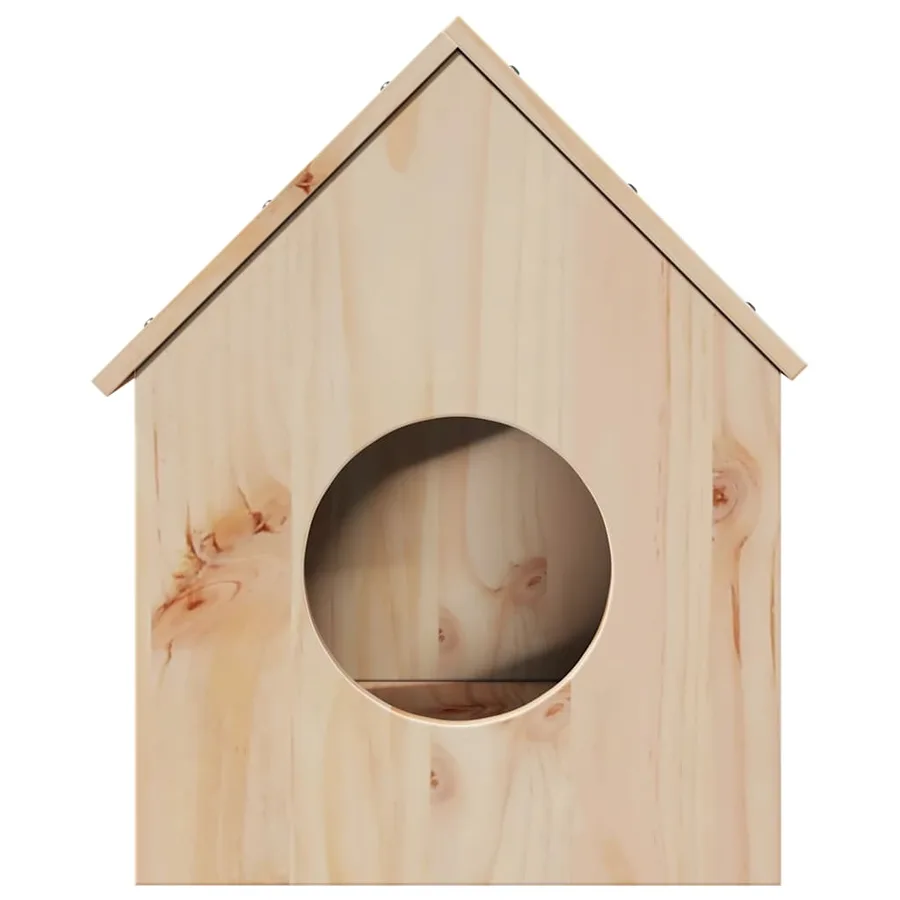 Maison pour chat 41x50x50 cm bois de pin massif - 3