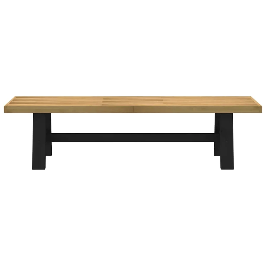 Banc à manger NOAIN pieds en forme de A 180x40x45 cm massif pin - 3