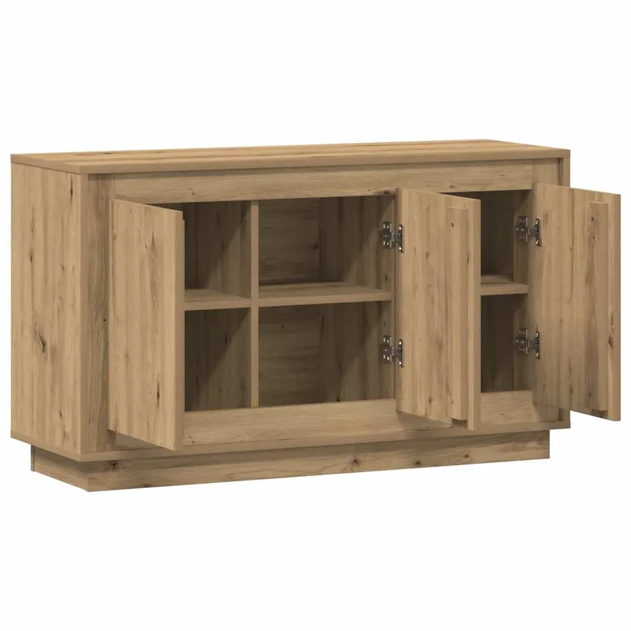 Buffet Chêne artisanal 102 x 35 x 55 cm Bois d'ingénierie - 7