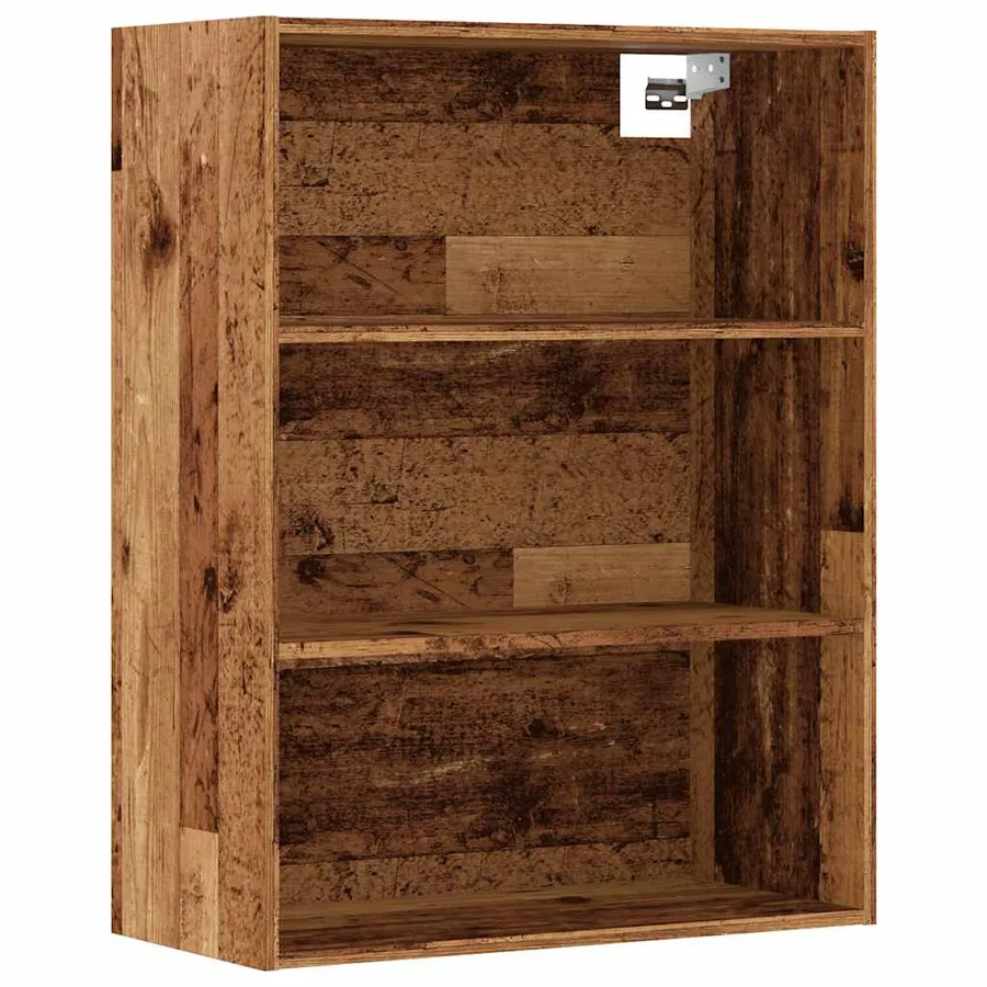 Armoire murale suspendue vieux bois 69,5x32,5x90 cm - 2