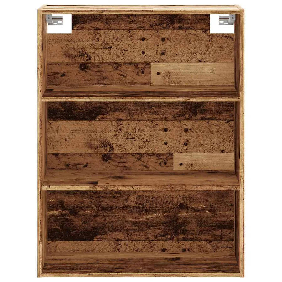 Armoire murale suspendue vieux bois 69,5x32,5x90 cm - 4