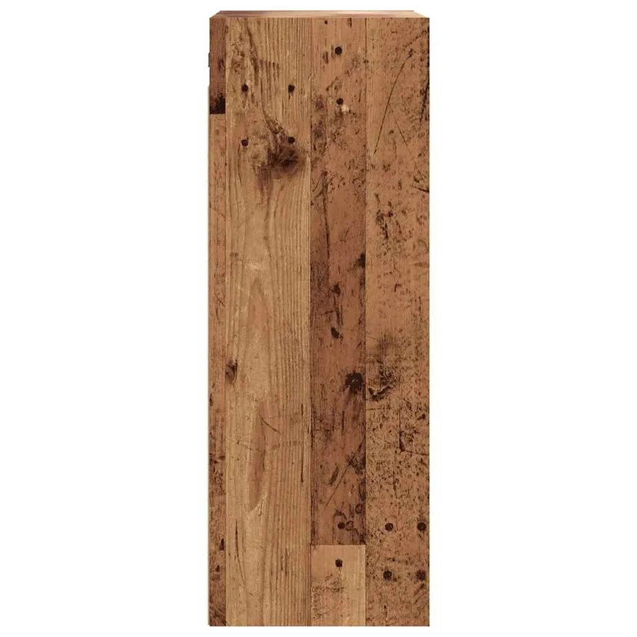 Armoire murale suspendue vieux bois 69,5x32,5x90 cm - 5