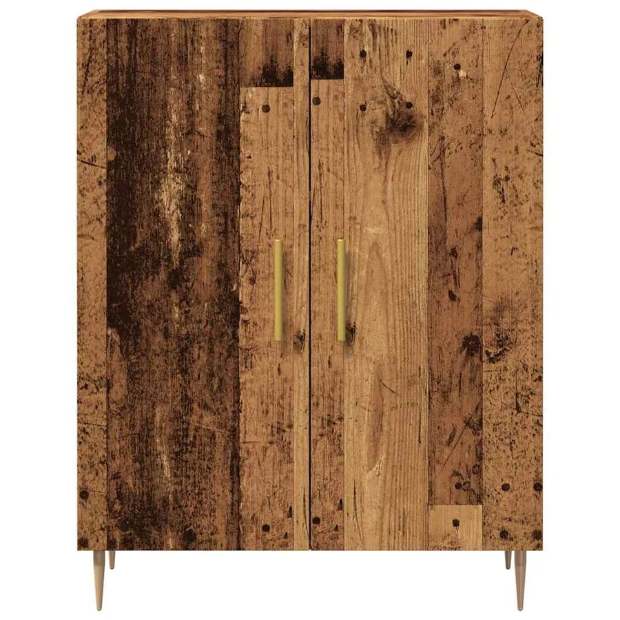 Buffet vieux bois 69,5x34x90 cm bois d'ingénierie - 4