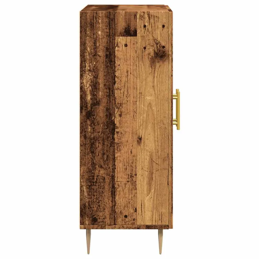 Buffet vieux bois 69,5x34x90 cm bois d'ingénierie - 5