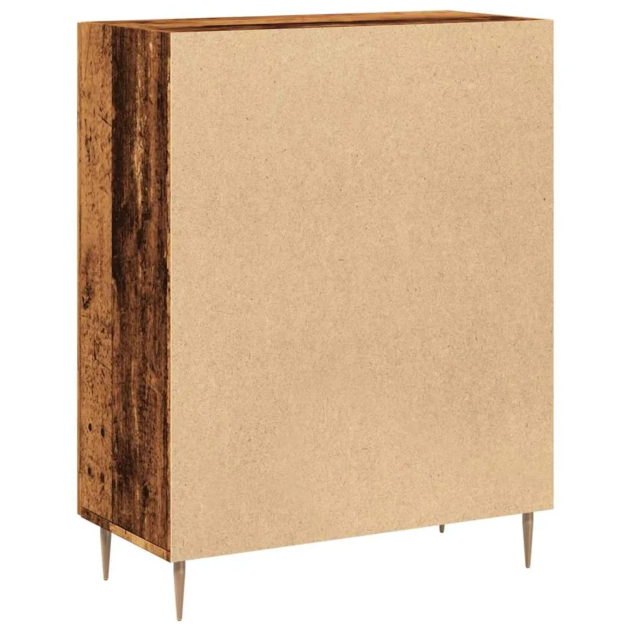 Buffet vieux bois 69,5x34x90 cm bois d'ingénierie - 6