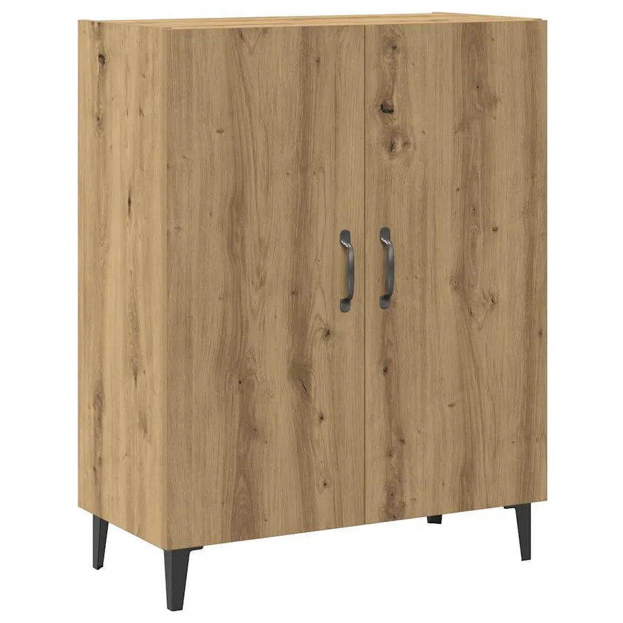 Buffet avec armoire murale chêne artisanal bois d'ingénierie - 4