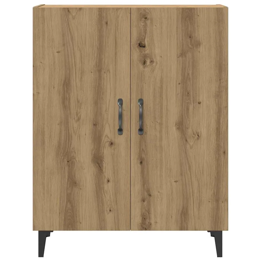 Buffet avec armoire murale chêne artisanal bois d'ingénierie - 6