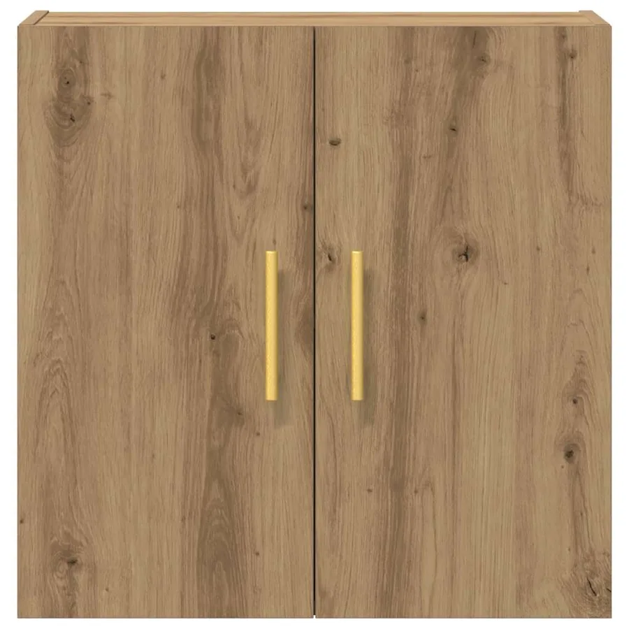 Armoire murale chêne artisanal 60x31x60 cm bois d'ingénierie - 4