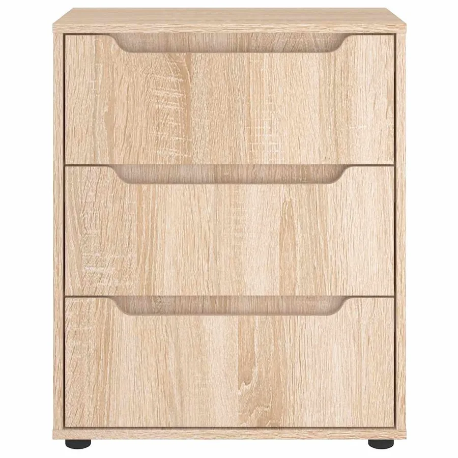 Buffet VISNES chêne sonoma 60x40x73 cm bois d'ingénierie - 5