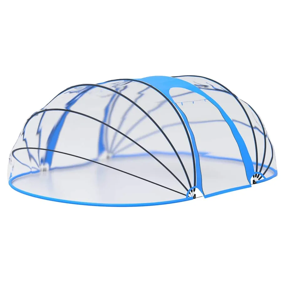 Dôme de piscine ovale 530x410x210 cm - 3