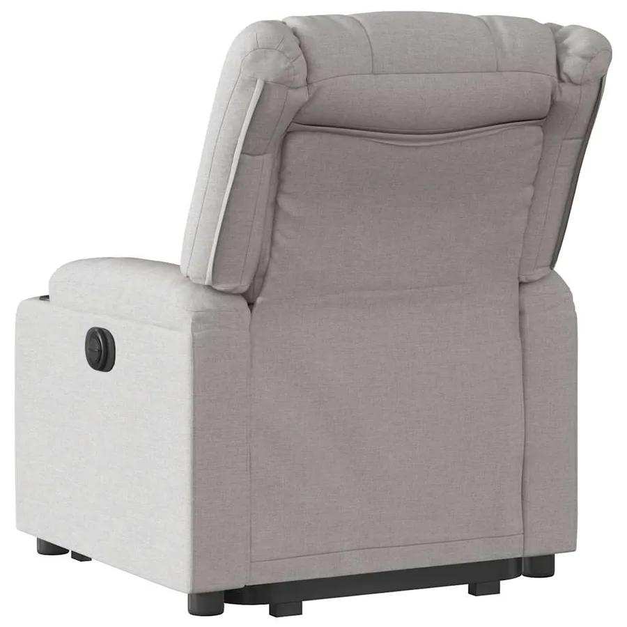 Fauteuil inclinable gris nuage tissu - 8