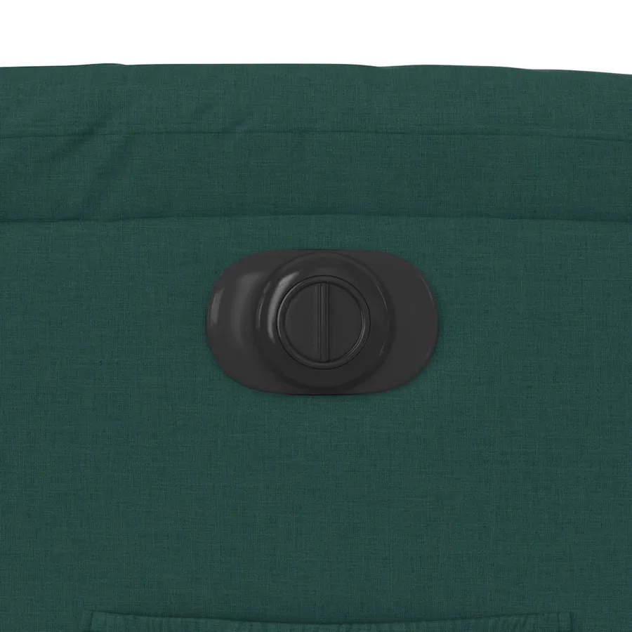 Fauteuil inclinable électrique Vert foncé Tissu - 12