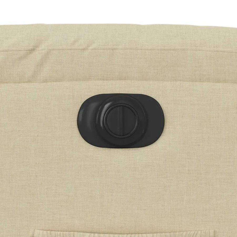 Fauteuil inclinable électrique Crème Tissu - 12
