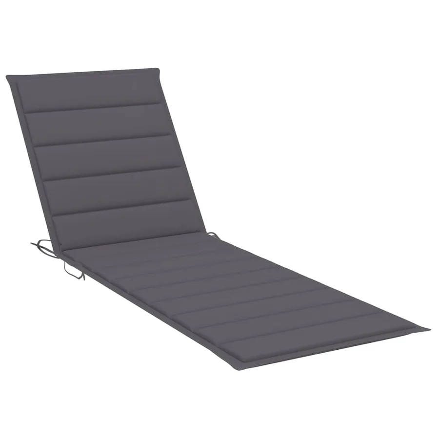 Chaise longue de jardin avec coussin Bambou - 5