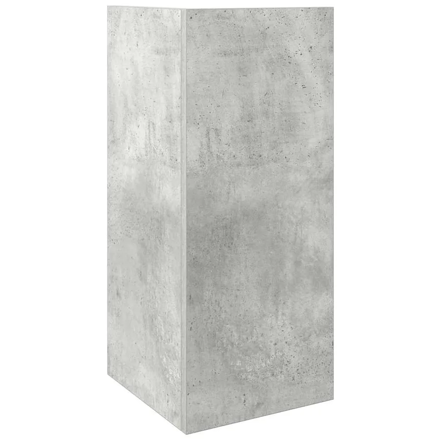 Table d'appoint avec étagère gris béton 25,5x27x60 cm - 6