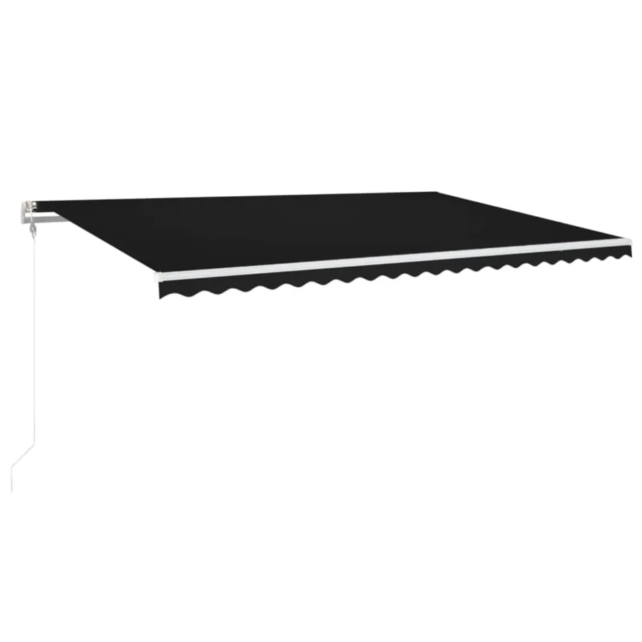 Auvent rétractable automatique 500x350 cm Anthracite - 2