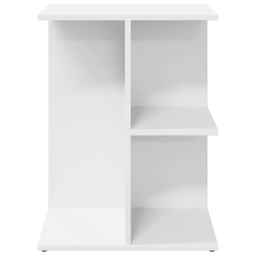Tables de chevet 2 pcs blanc 46,5x29x61 cm bois d’ingénierie - 5
