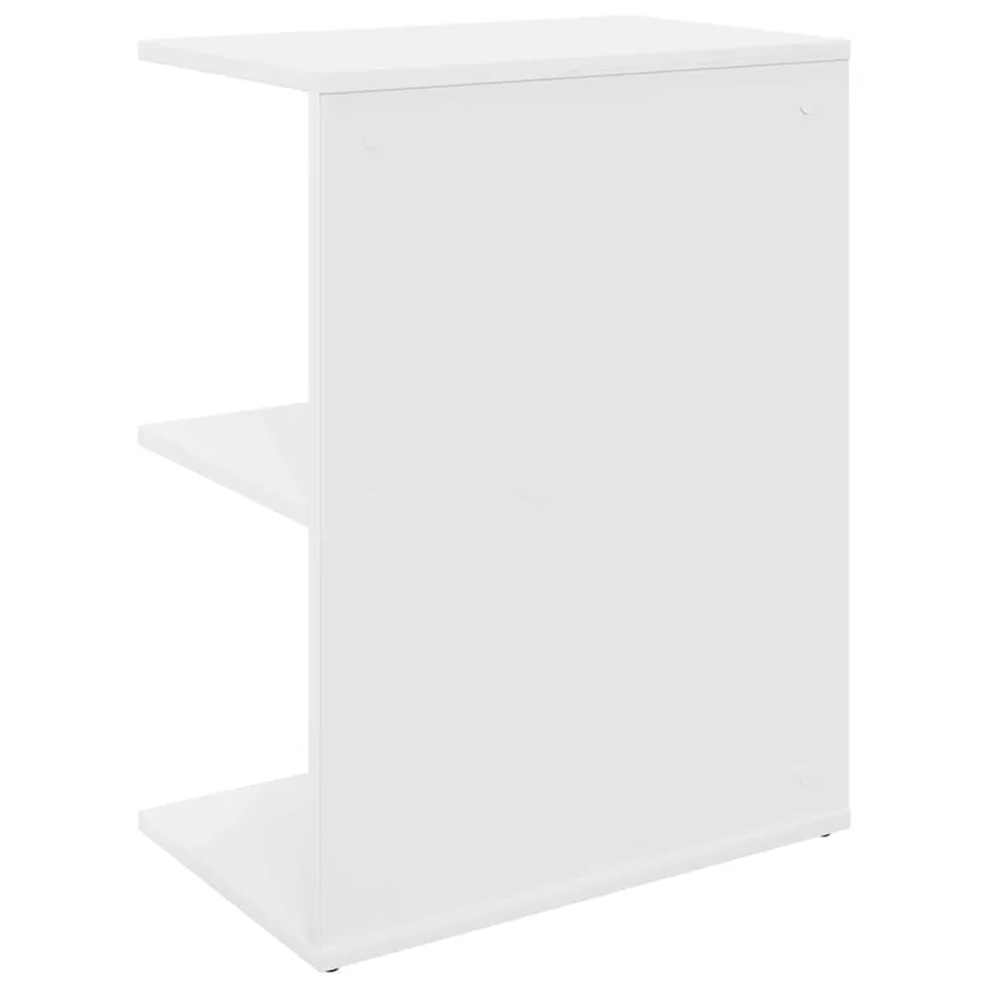 Tables de chevet 2 pcs blanc 46,5x29x61 cm bois d’ingénierie - 7