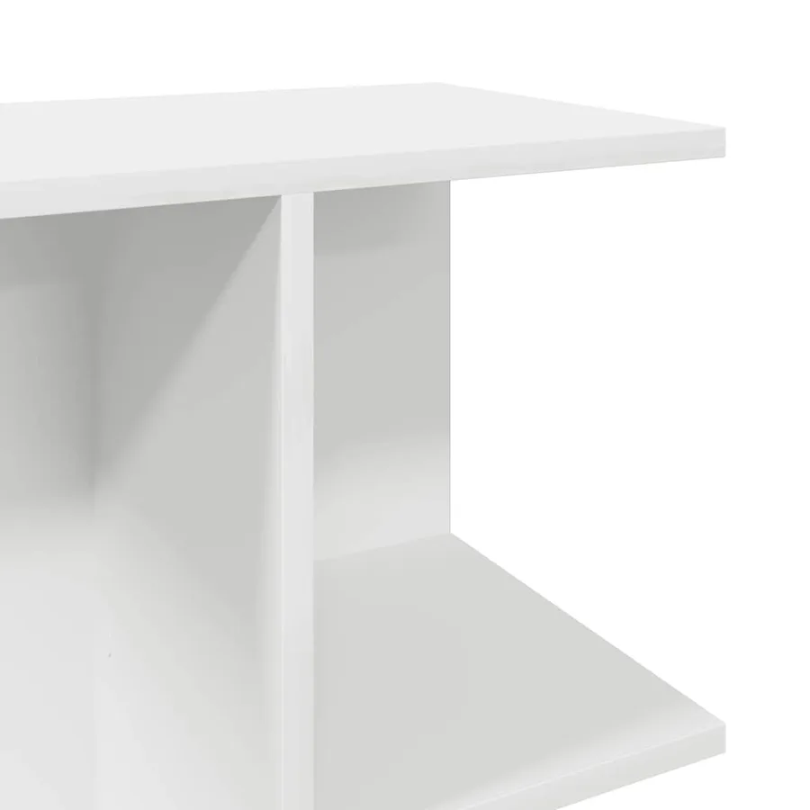 Tables de chevet 2 pcs blanc 46,5x29x61 cm bois d’ingénierie - 9