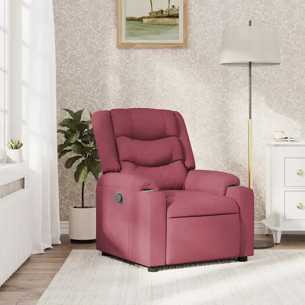 Fauteuil inclinable Rouge bordeaux Tissu