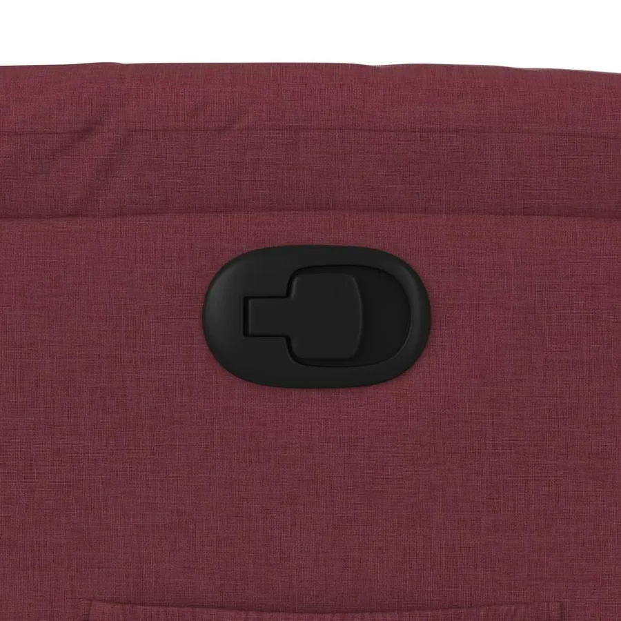 Fauteuil inclinable Rouge bordeaux Tissu - 9