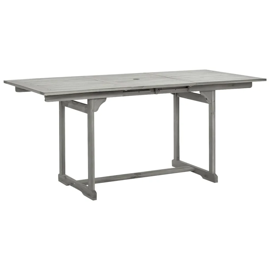Ensemble à manger de jardin 7 pcs Bois d'acacia solide - 4