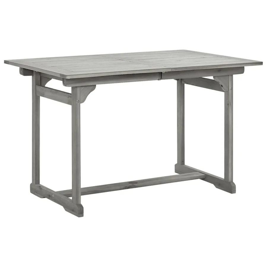 Ensemble à manger de jardin 7 pcs Bois d'acacia solide - 6