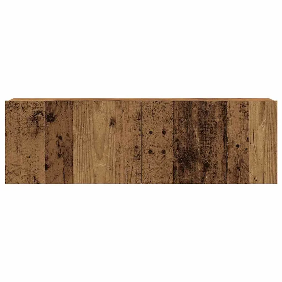 Ensemble de meuble TV mural 8 pcs vieux bois bois d'ingénierie - 5