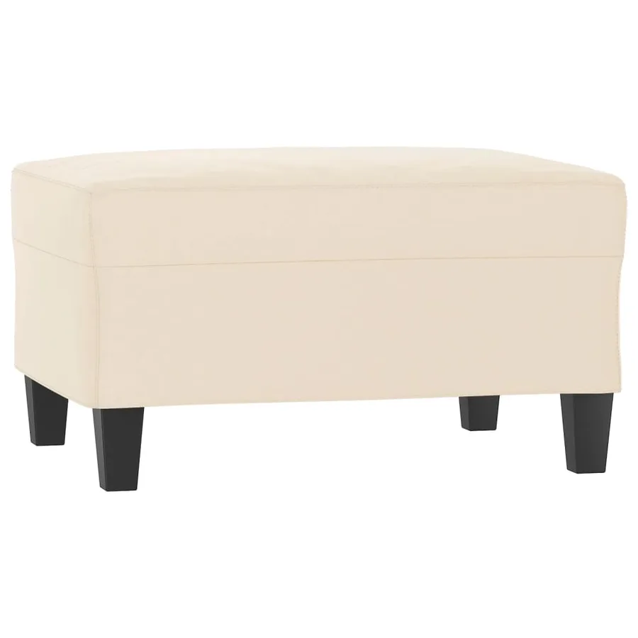 Ensemble de canapés 3 pcs avec coussins Beige Tissu microfibre - 5