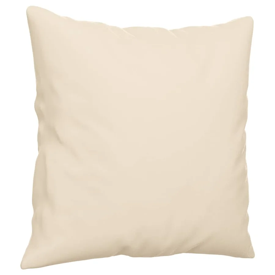Ensemble de canapés 3 pcs avec coussins Beige Tissu microfibre - 6