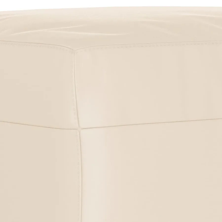 Ensemble de canapés 3 pcs avec coussins Beige Tissu microfibre - 8