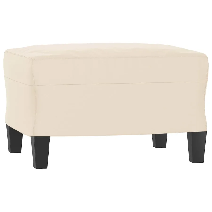Ensemble de canapés 3 pcs avec coussins beige tissu microfibre - 5
