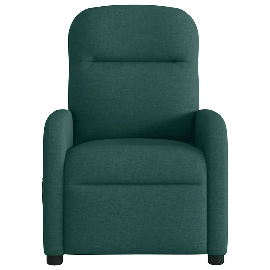 Fauteuil inclinable électrique Vert foncé Tissu - 5
