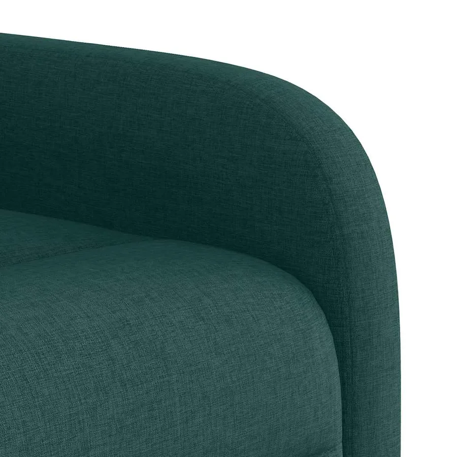 Fauteuil inclinable électrique vert foncé tissu - 12
