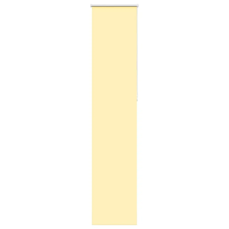 Store enrouleur occultant jaune largeur du tissu 45,7 cm