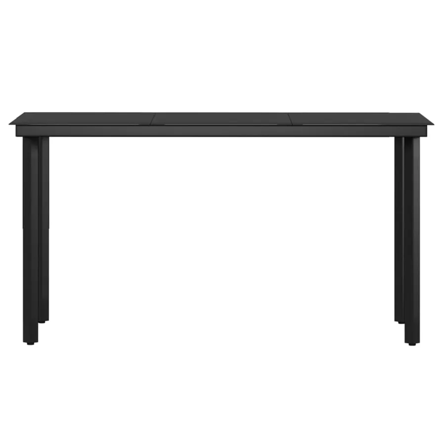 Ensemble à manger de jardin coussins 5 pcs Marron/noir - 6