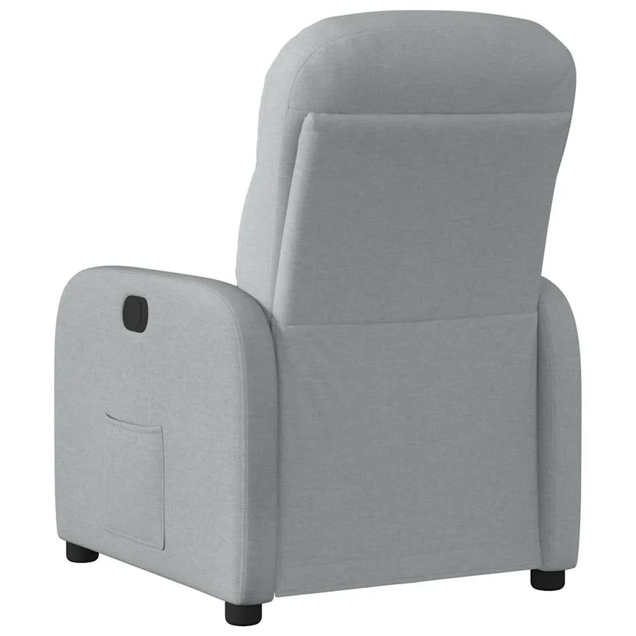 Fauteuil inclinable Gris clair Tissu - 5