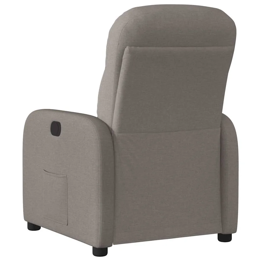 Fauteuil inclinable Taupe Tissu - 5
