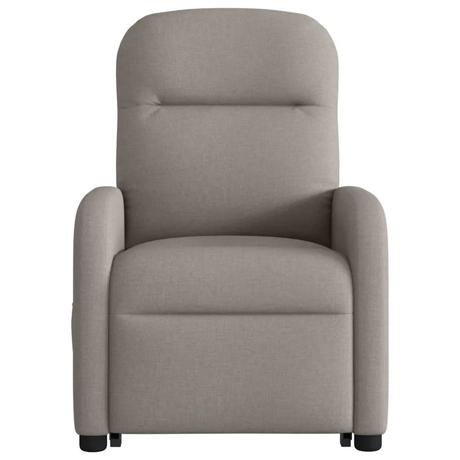 Fauteuil inclinable taupe tissu - 5