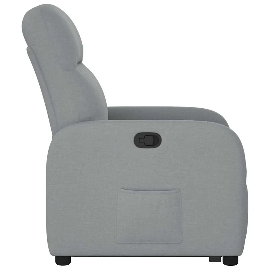 Fauteuil inclinable Gris clair Tissu - 6